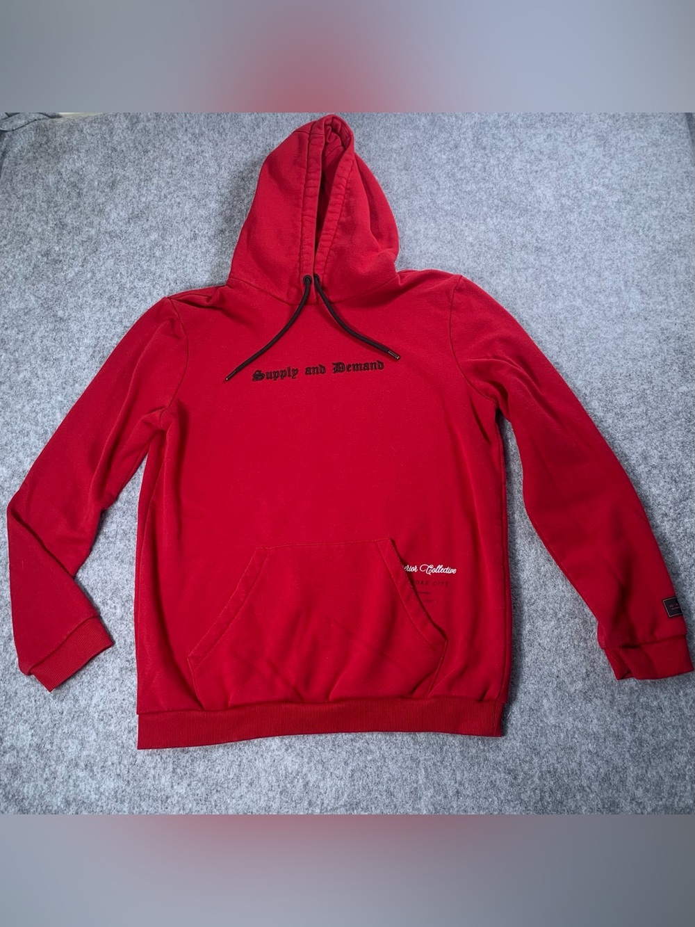 Men's Red Supply & Demand New York City Pullover Hoodie